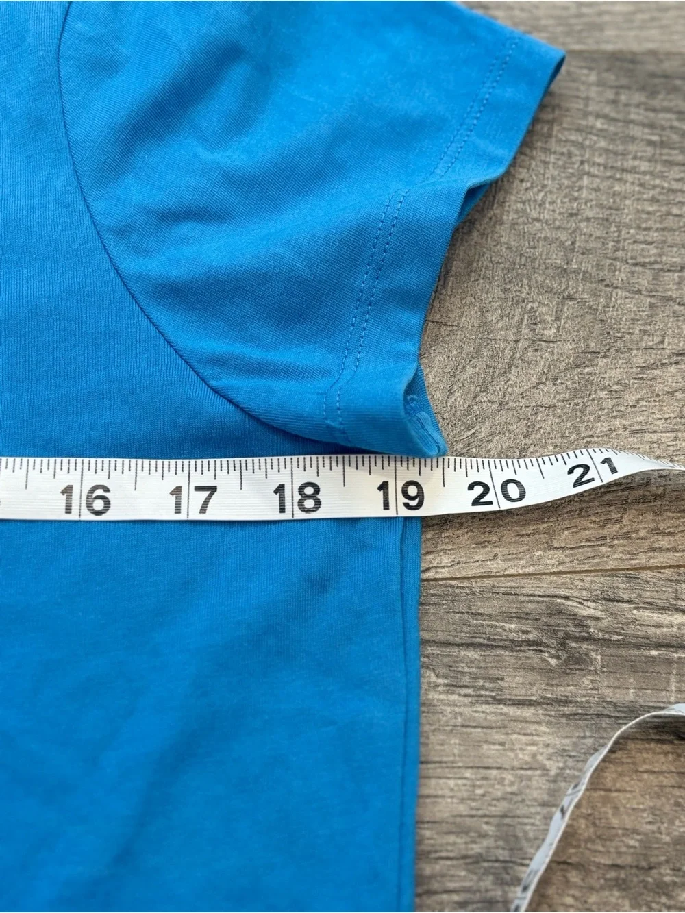 Nike Women’s Short Sleeve Tee in Bright Blue with Yellow Trim